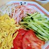 まゆのの作ってみた!投稿(【焼きそば麺で作れる！】タレも手づくりピリ辛冷麺)