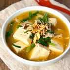 【濃厚ニンニク肉豆腐】ご飯が止まらない！🍚