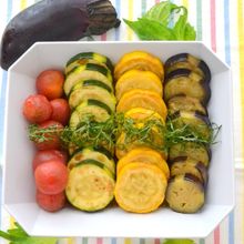 麺つゆでOK!夏野菜の常備菜 カラフル焼き浸し