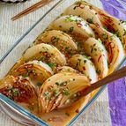 焼き新玉ねぎのうま塩だれ漬け