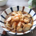 娘お気に入り！たったの2分煮るだけ♡大根とベビホの甘辛生姜煮