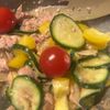 蓮翠の作ってみた!投稿(ズッキーニとツナ《にんにく味噌ダレ♡サラダ》)