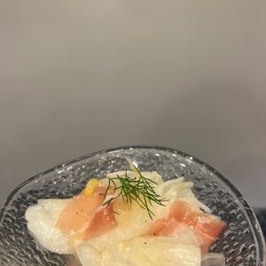 みーたんの作ってみた!投稿(さっぱりおいしい！『大根と新玉ねぎと生ハムのマリネ』)
