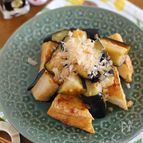 シンプルだけど味わい深い！なすと厚揚げのおかか醤油