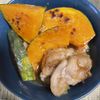 yの作ってみた!投稿(めんつゆで簡単!*かぼちゃと鶏肉の焼きびたし*)