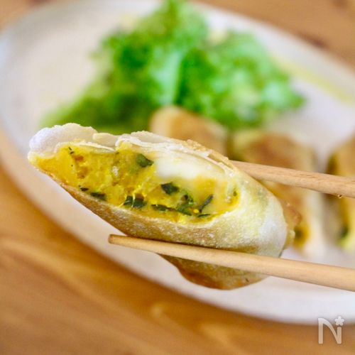 かぼちゃとチーズの春巻き