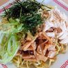 まゆのの作ってみた!投稿(たっぷり海苔とザーサイの簡単焼きそば)