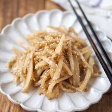 菊芋のきんぴら【甘くない・糖質制限・糖質オフ・ダイエット】