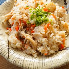 ホタテ炊き込みごはん【旨みたっぷり】