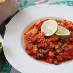 メキシカン風チキンのトマト煮込み