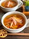 根菜とかまぼこの麺つゆスープ