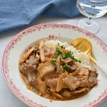 実はかんたん!ビーフストロガノフ