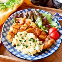 【チキンカレー南蛮タルタル】ごはん泥棒！美味しいすぎる！！
