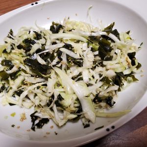952117の作ってみた!投稿(海苔キャベツとわかめのやみつきナムル【作り置き】)