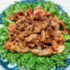 よっこの作ってみた!投稿(15分で完成♪豚こま肉のにんにくバター醤油炒め)