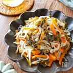 ごはんもビールも進む！【からし高菜のしらたき炒め】