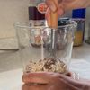 エビとブロッコリーの豆腐粒マスタードあえの工程3