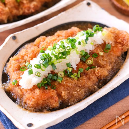 【定食屋風チキンカツのおろし煮】おいしすぎる!染み旨おかず♪