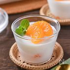 みかん缶の牛乳寒天｜懐かしい給食の味！夏の簡単デザート