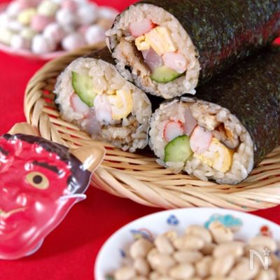 下ごしらえが少ない簡単！恵方巻き
