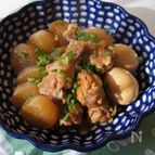 鶏手羽と大根のじんわり煮物