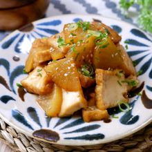 味しみ♡とろとろ♡『大根と厚揚げの照り煮』