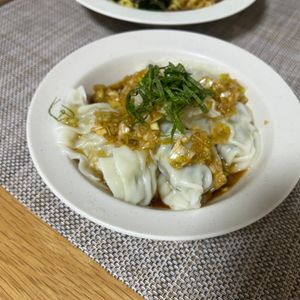 まるの作ってみた!投稿(『ツルンと！水餃子 香味だれ』＃ヘルシー＃簡単)