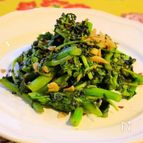 菜の花（ブロッコリーニ）のアンチョビ炒め