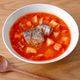 【さば缶のミネストローネ】缶詰を使ったお手軽スープ♪