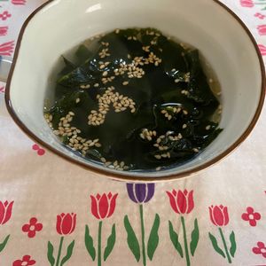 万福の作ってみた!投稿(レンジで簡単☆わかめスープ。)