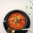 2ステップで【簡単】おかわり必至♡具沢山ミネストローネスープ