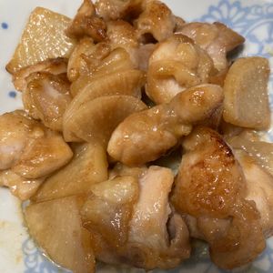りょうちゃんママの作ってみた!投稿(ワンパン10分！【鶏大根炒め】時短で味染み！ご飯がすすむ♩)