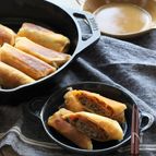 揚げ焼きで簡単に♪ヘルシー野菜たっぷりキーマカレー春巻き