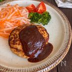 豚ひき肉で作る！【絶品ジューシーハンバーグ】