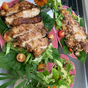 そら・ゆずの作ってみた!投稿(鶏むね肉で！長野名物★山賊焼風)