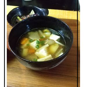 チョロリスの作ってみた!投稿(生姜でぽかぽか♡『崩し豆腐のけんちん汁』)