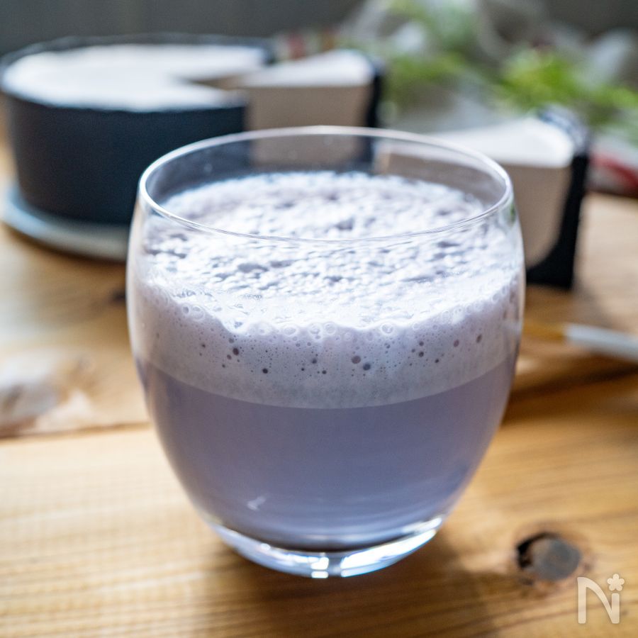 ブルーベリーミルクのレシピ