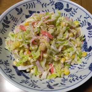 ももの作ってみた!投稿(ヘルシーだけど旨みたっぷり♩我が家の定番コールスロー)