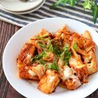 副菜なのにすごい存在感♡厚揚げキムチのマヨチーズ焼き