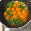 おかか昆布🍙の作ってみた!投稿(【かぼちゃと小松菜のお味噌汁】甘みのあるマイルドな味わい♡)