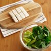 小松菜とはんぺんの甘辛肉巻きの工程1