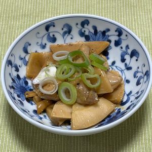 キャピタンの作ってみた!投稿(『たけのこと鶏肉の甘辛炒め』旬のたけのこでご飯が進む!!)