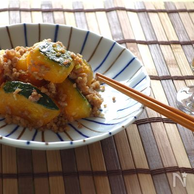 かぼちゃのそぼろ煮