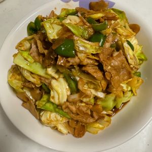 天津栗子の作ってみた!投稿(キャベツたっぷり回鍋肉(ホイコーロー))