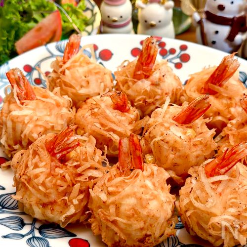 【えびのまん丸揚げ】簡単激うま!かさ増しでボリューム満点