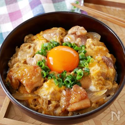 照り焼きチキンの親子丼【リモートワーク飯】