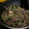 栄養満点！ワンパンで♡ひき肉と小松菜のあんかけ丼の工程3