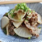 白だしで味つけ簡単！豚大根