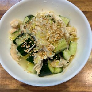 くだもの大好き🧡の作ってみた!投稿(【レンジで簡単】きゅうりと鶏ささみの旨塩さっぱりレモンナムル)