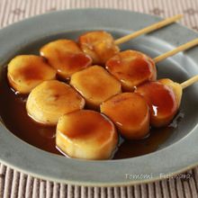 お麩でふわもち、みたらし団子